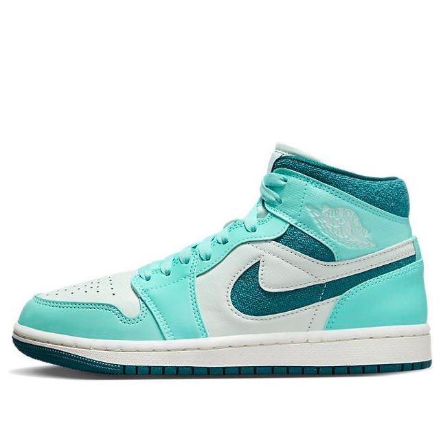 (WMNS) Air Jordan 1 Mid 'Bleached Turquoise' DZ3745-300 Epochal Sneaker
